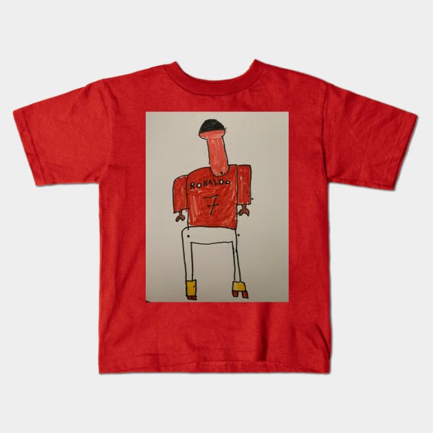 Ronaldo Kids T-Shirt by Ticaf